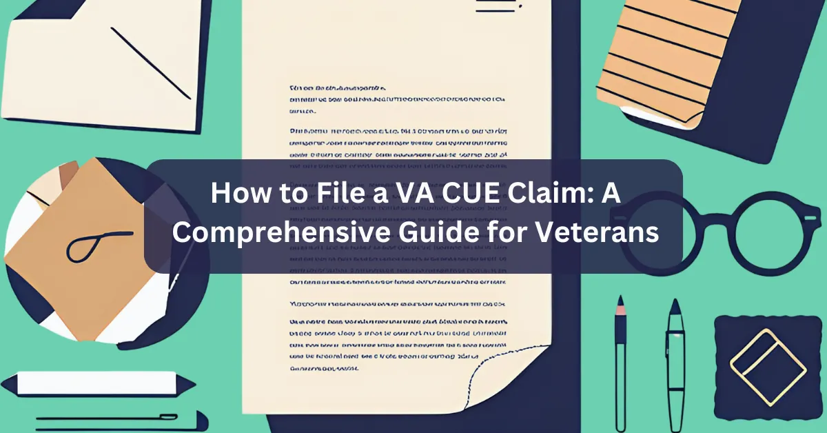 How to File a VA CUE Claim A Comprehensive Guide for Veterans