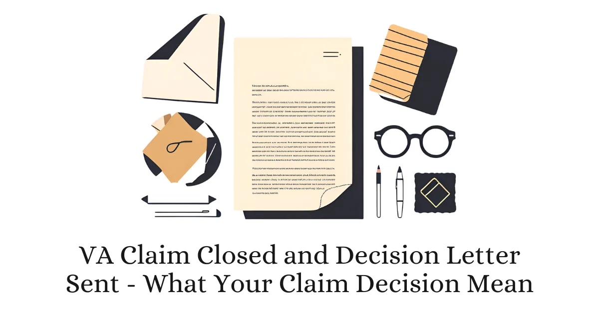 VA Claim Closed and Decision Letter Sent - What Your Claim Decision Mean